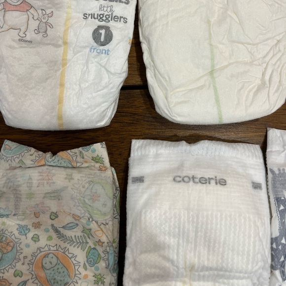 25 of Diaper Samples Honest Seventh Generation Coterie Huggies Dyper Size 1 - Picture 2 of 2